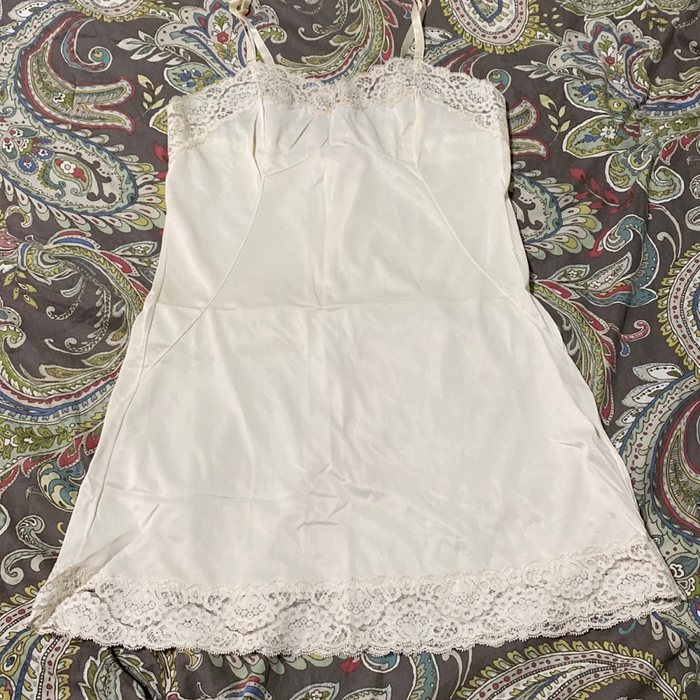 Vintage ivory slip